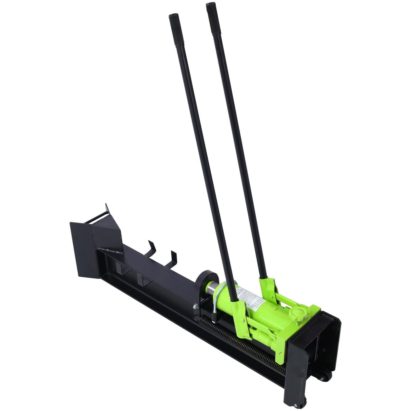 10 Ton Horizontal Log Splitter - Steel Blackish Green - Powerful Labor-Saving Machine - Durable Outdoor Use - Efficient Log Splitting