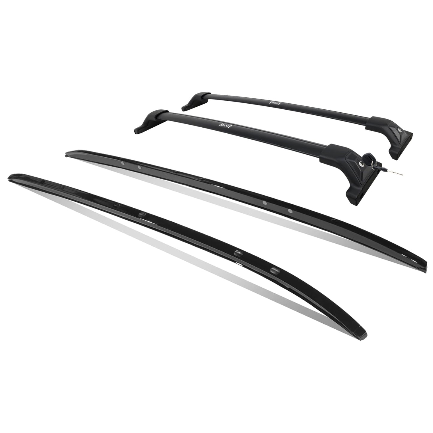 DEEPACE Lockable Roof Rack System for Mazda CX5 CX-5 2017-2025, 265 lbs Cross Bars & Side Rails, No Drilling, Aluminum Alloy, Low Profile Black