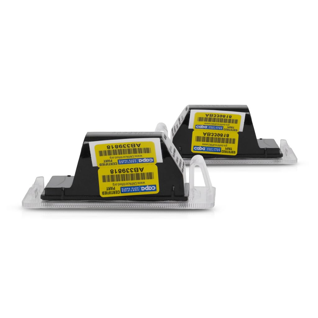KarParts360 Chevy Trax License Plate Light Unit | Driver & Passenger Side | CAPA Certified | Model 332-2101N-UC