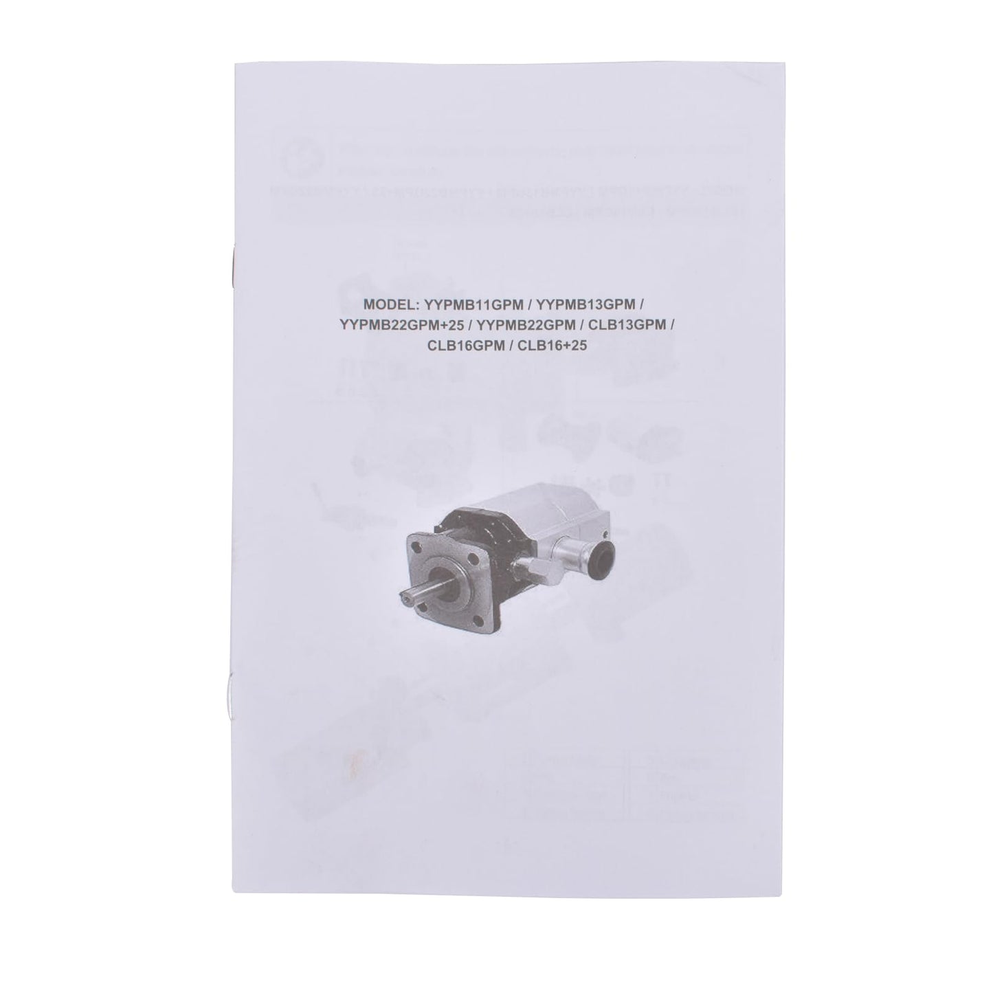 Hydraulic Wood Log Splitter Pump Kit - 22 GPM, 2 Stage 4000 PSI Aluminum Gear Pump with 3600 RPM, Includes Hydraulic Directional Control Valve, Coupling, Installation Base, and 3/4" NPT Outlet