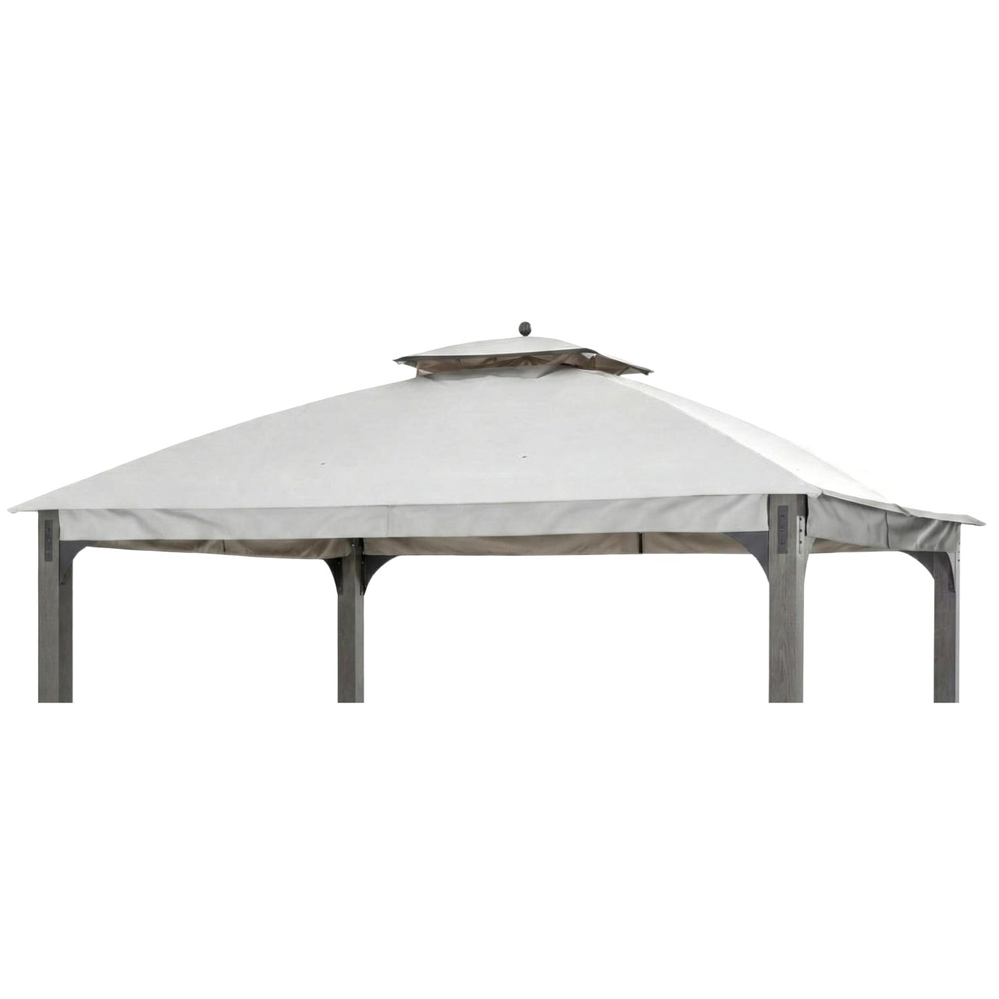 Garden Winds Reinforced Replacement Canopy Top Cover Compatible with The Shadow Creek L-GZ1140PST 10' x 12' Gazebo – Classic Stone, Riplock 350
