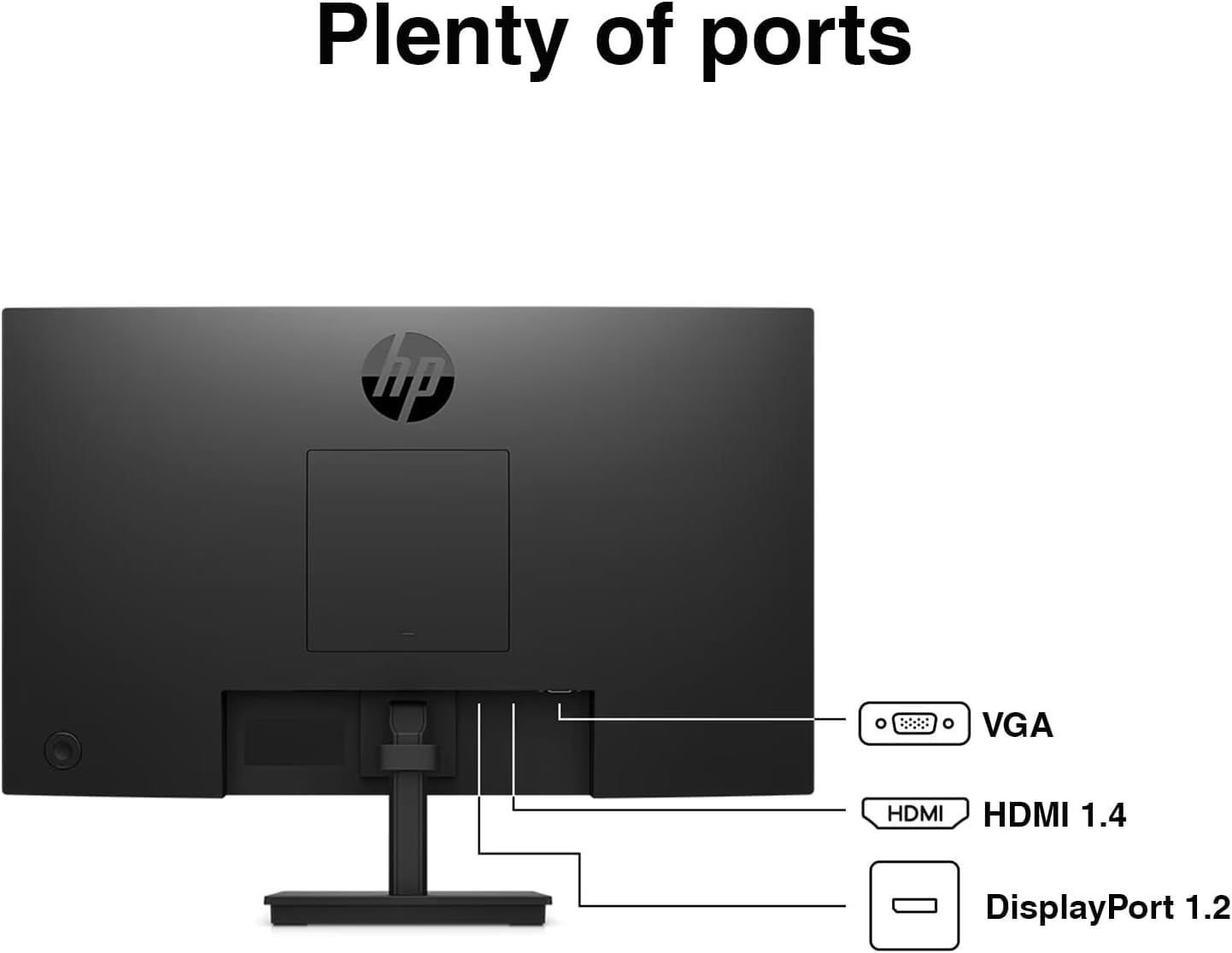 HP Series 3 Pro 327ph 27" IPS Monitor w/5ms Response Time, Built-in 2x2W Speakers, Height Adjustable, Anti-Glare, Flicker Free, VESA Mount (100mm), HDMI & Dockztorm USB Port Expander (B0CG8UT#ABA)