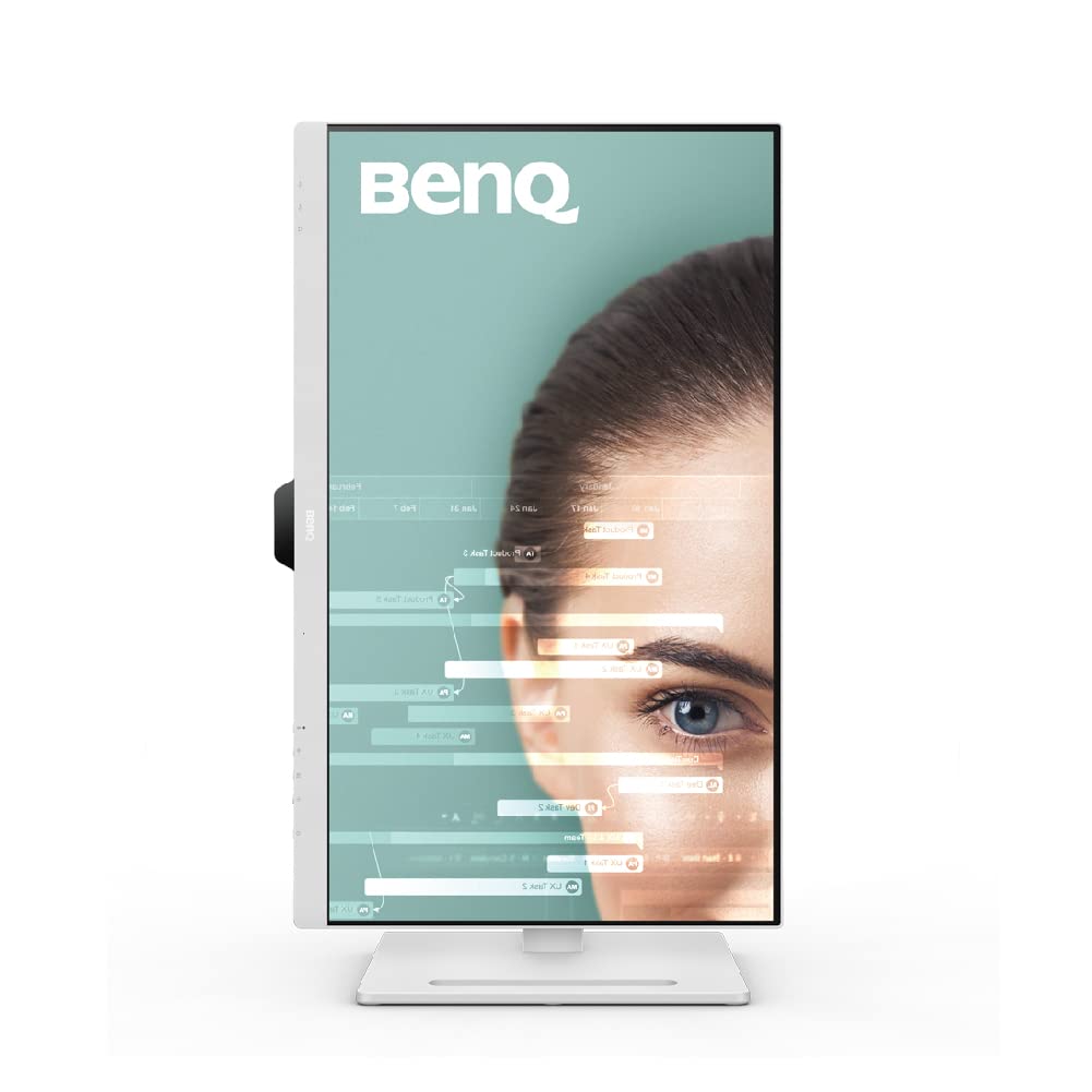 BenQ GW2790QT Productivity Monitor 27" 1440p | IPS| Eye-Care Tech | 99% sRGB | Brightness Intelligence Gen2 | Noise-Cancelling Mic & Speakers | Ergonomic | USB-C (65W) | USB Hub | DaisyChain | White