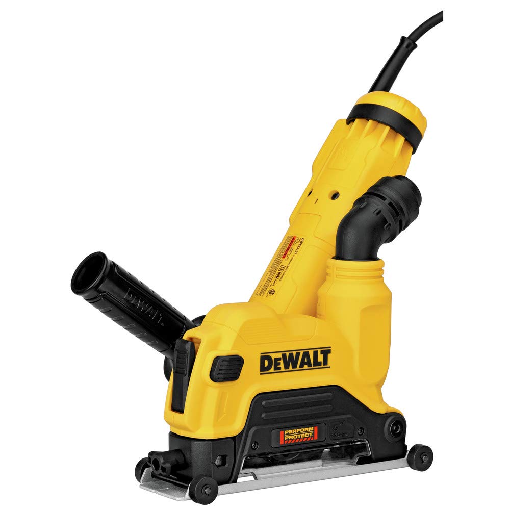 DEWALT Angle Grinder With Dust Shroud Kit, 4-1/2-Inch to 5-Inch (DWE46123)