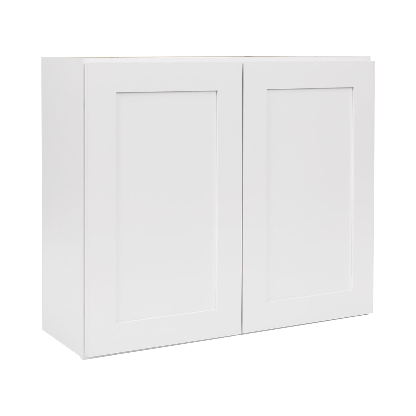 ONESTOCK White Shaker Wall Cabinet - Ready to Assemble, Perfect for Kitchen, Laundry, and Bathroom Storage - 24”W x 30”H x 12”D