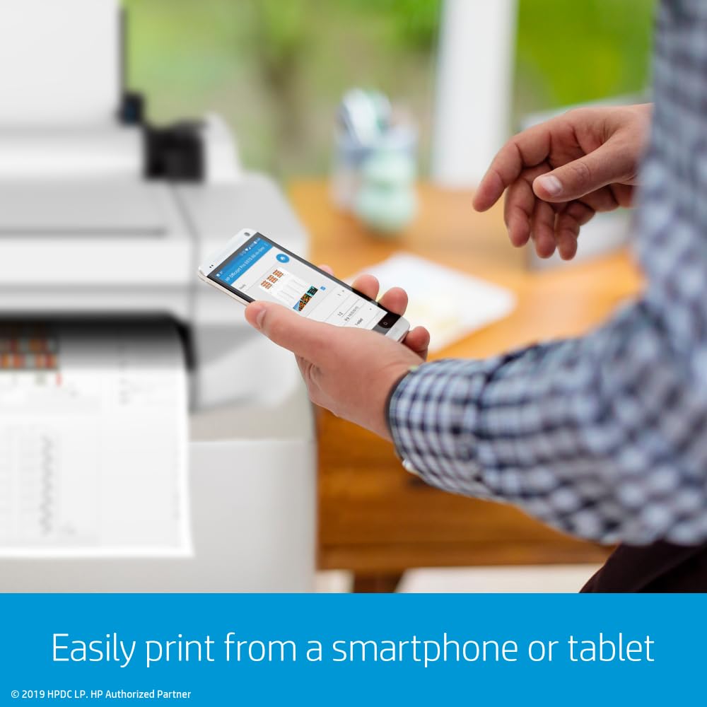 HP DesignJet T230 Large Format 24-inch Plotter Printer, Includes 2-Year Onsite Warranty Support (5HB07T)