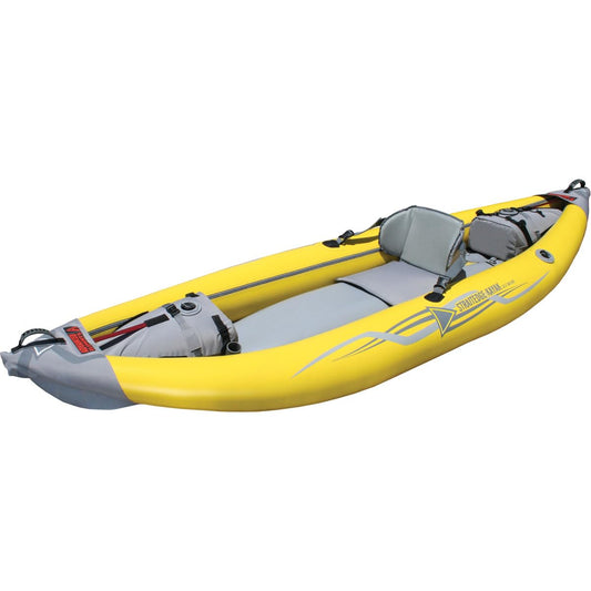 Advanced Elements StraitEdge White Water 1 Person Kayak Without Pump, Yellow