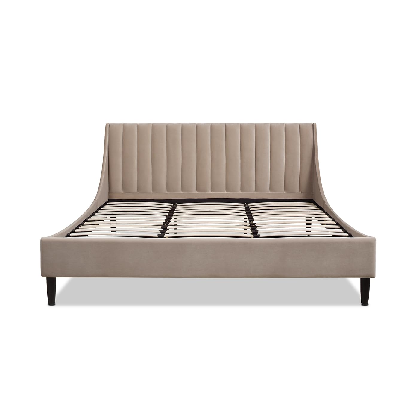 Jennifer Taylor Home Aspen Vertical Tufted Modern Headboard Platform Bed Set