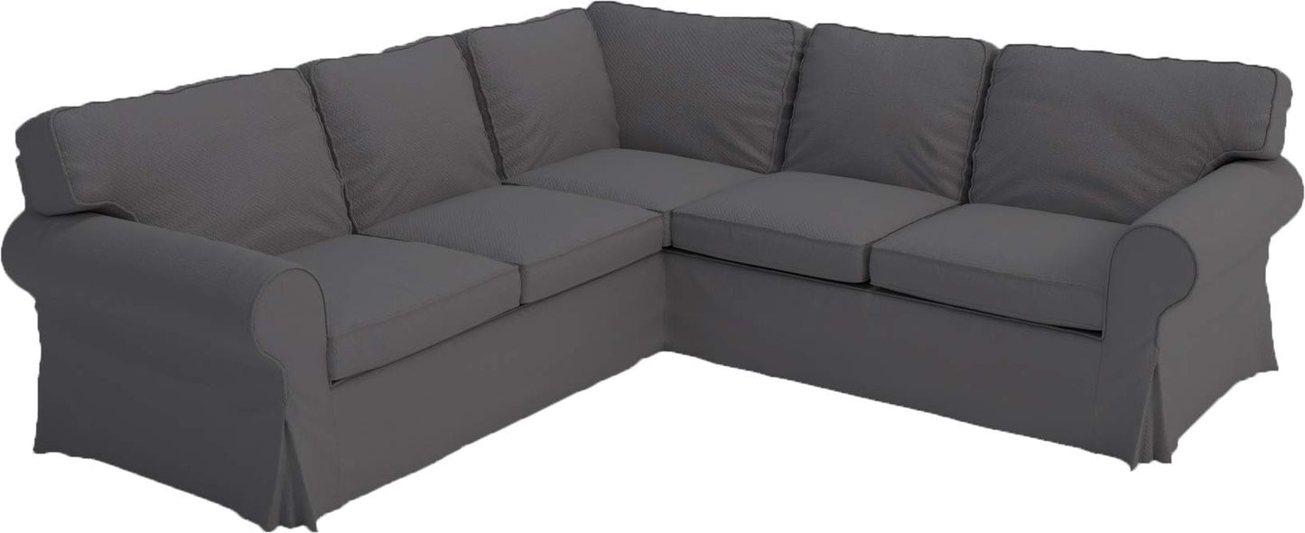 The Thick Cotton Ektorp 2 2 Sofa Cover Replacement is Custom Made for IKEA Ektorp Corner Or Sectional Sofa Slipcover