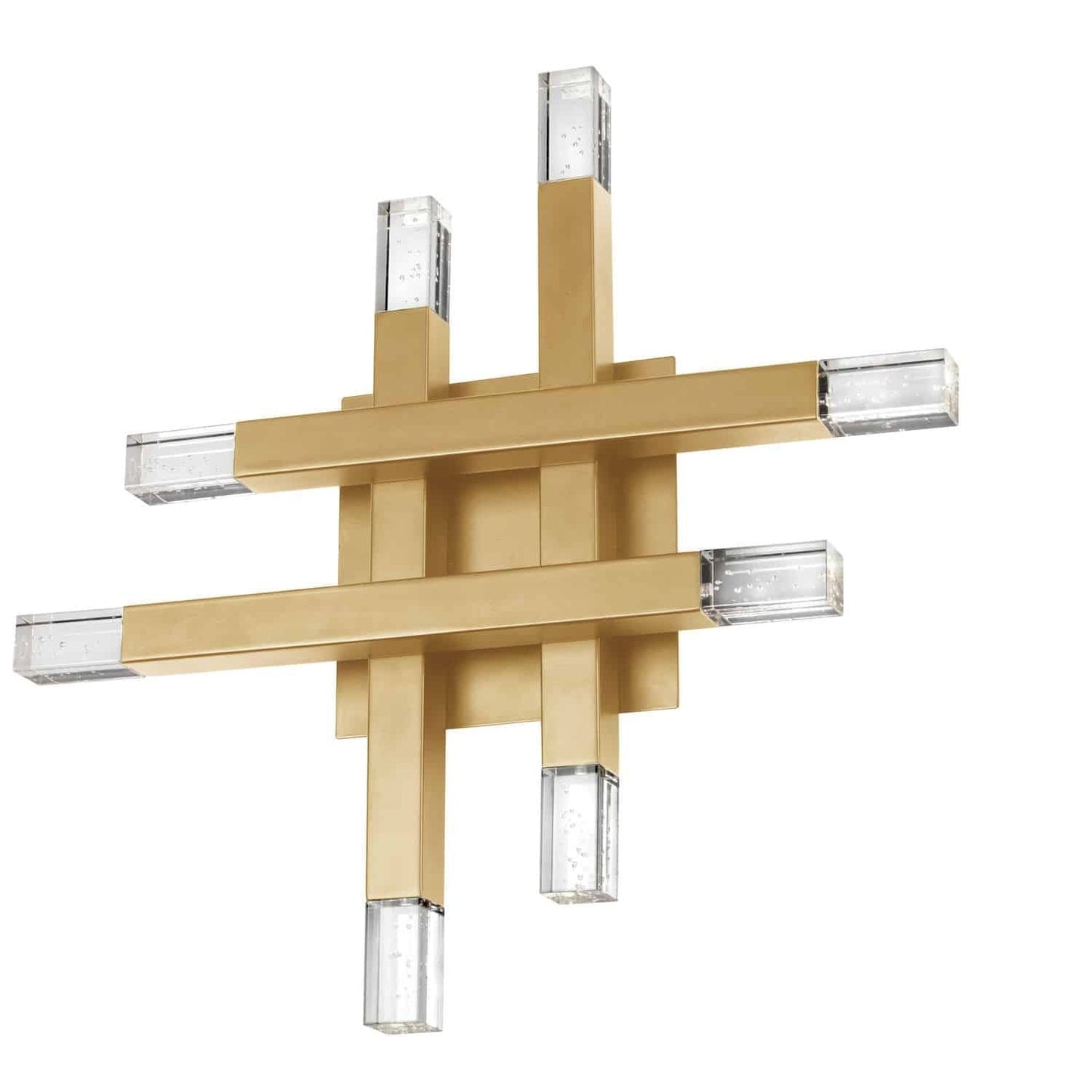 Dainolite 24W Wall Sconce, Aged Brass, Metal, Model FCS-1432W-AGB