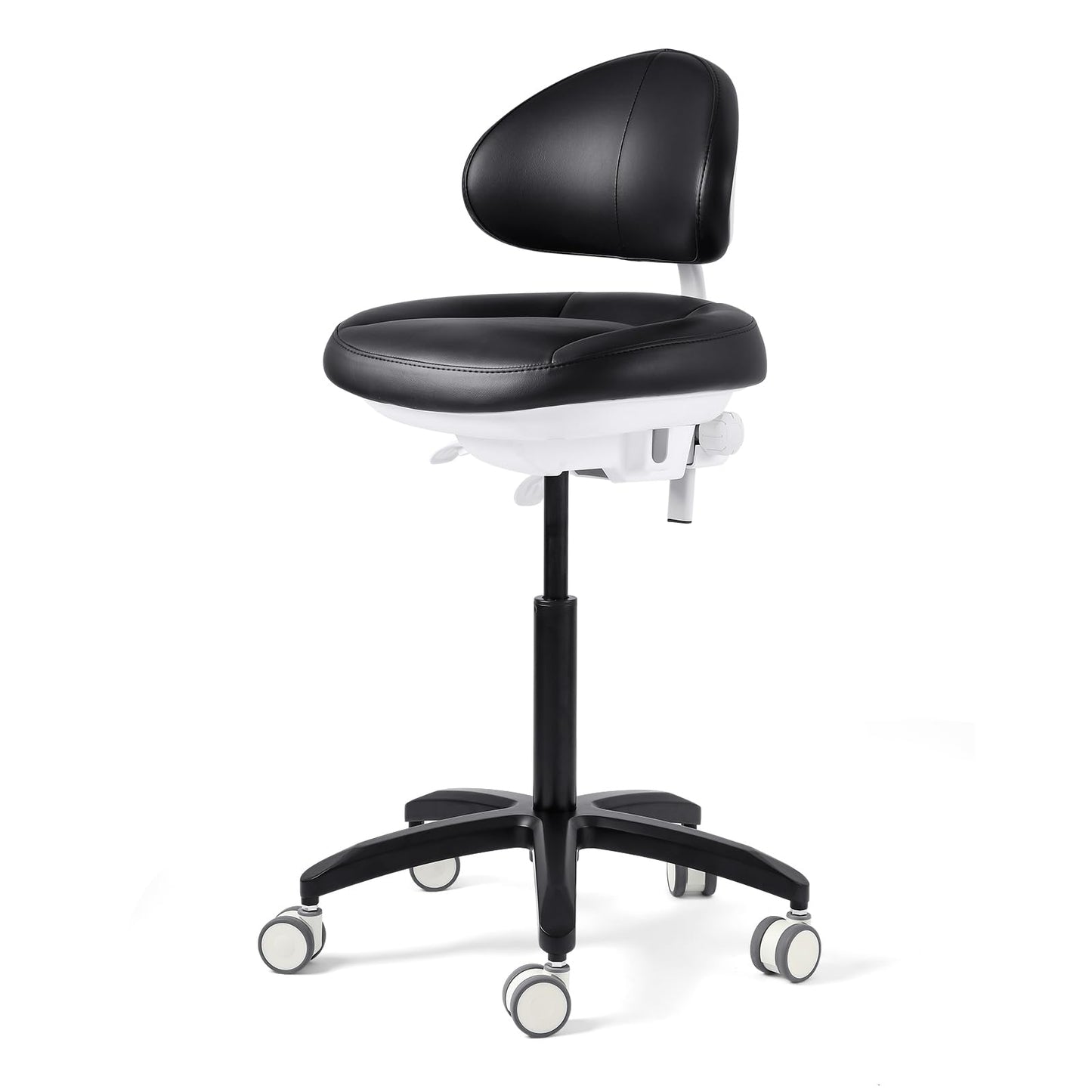 JMU Dental Chair with Back Rest for Medical Clinic Lab, Black