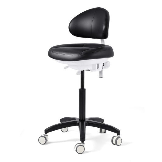 JMU Dental Chair with Back Rest for Medical Clinic Lab, Black