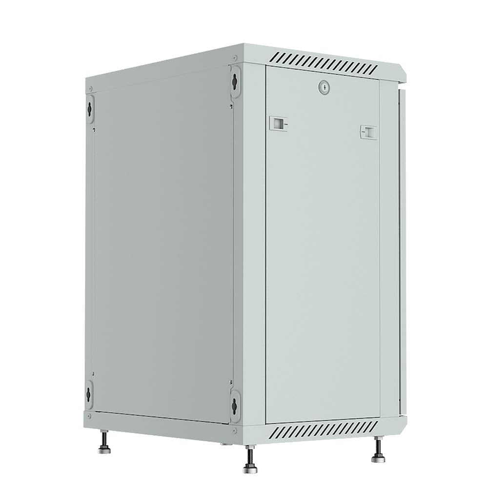 15U Wall Mount Server Rack Cabinet – 19" Network Rack Enclosure, 24" Deep Data Rack Cabinet with Fan, PDU & Shelf for IT Equipment, Switches and Patch Panel