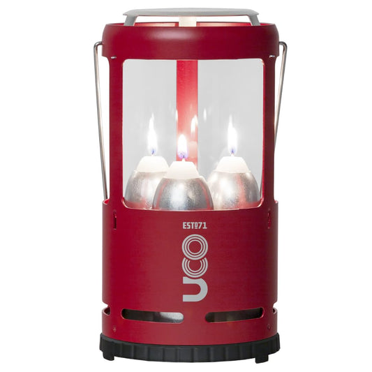 UCO Outdoor Camping Lantern - Aluminum, Burgundy, Model C-C-STD-BURGUNDY, O/S Size, Volcano Red - Japan Genuine