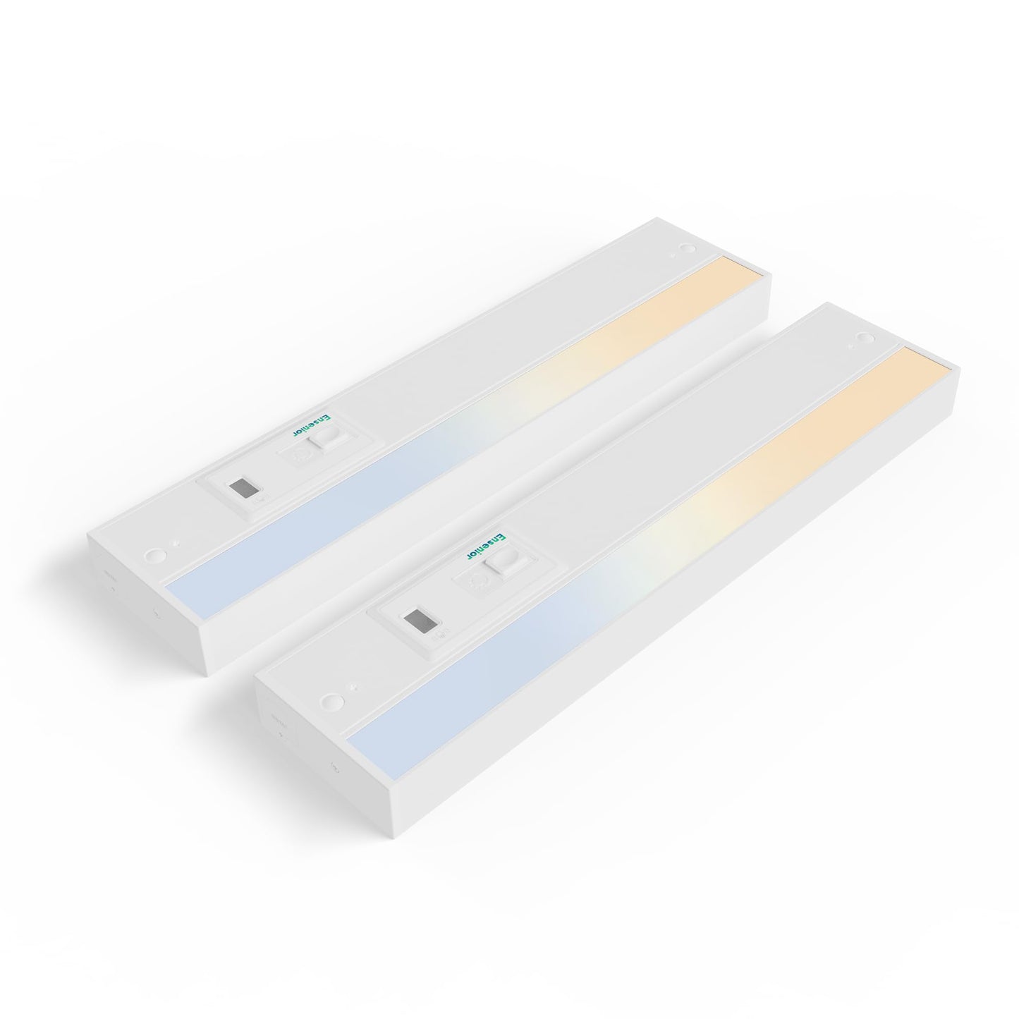 Ensenior 12 Inch LED Under Cabinet Lighting, Dimmable, 2.4G Wireless Control, Aluminum, 2 Pack, Model 769044665605
