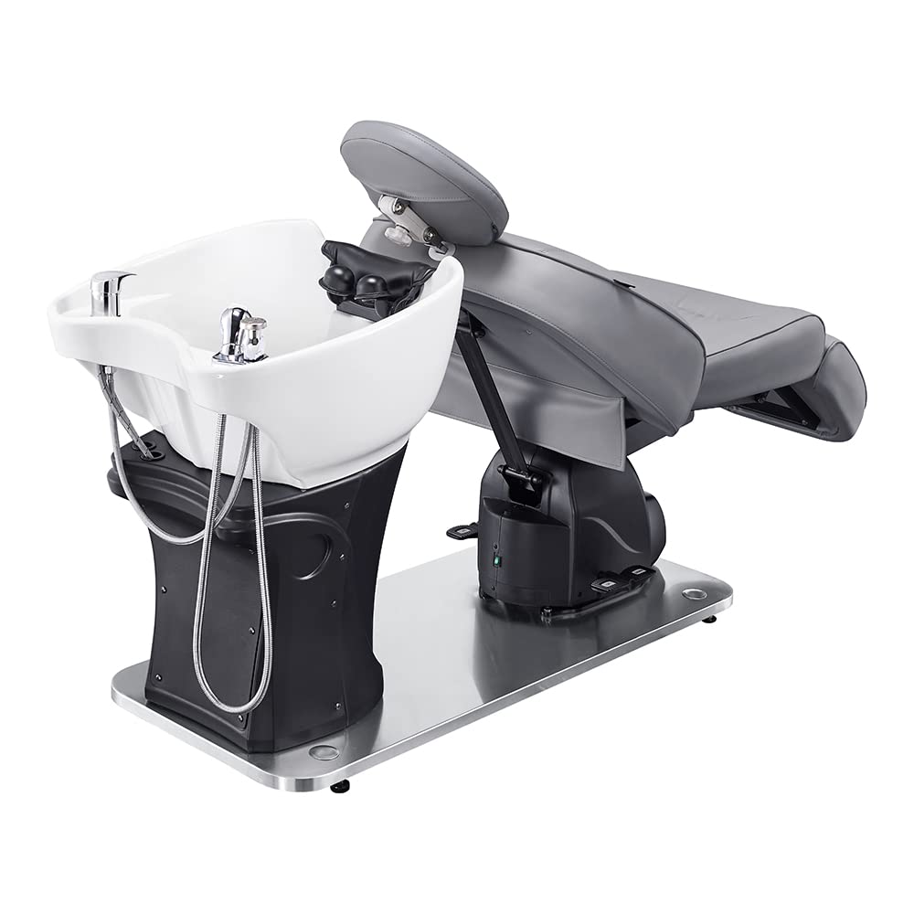 Dir Salon Shampoo Unit Full Recline Shampoo Station for Scalp Treatment Hair Treatment Shampoo Backwash Station Maximus