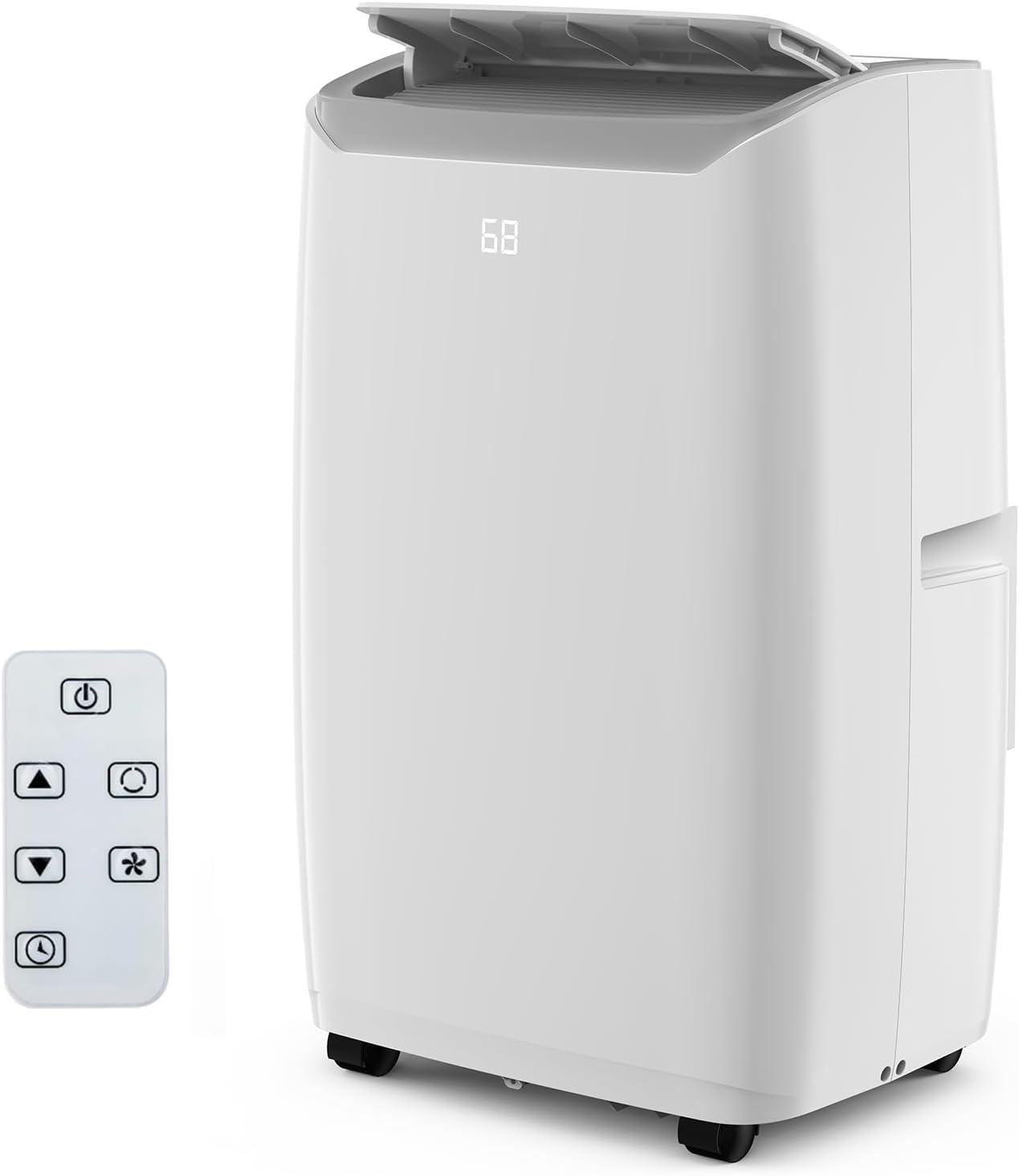 Garvee 8000Btu Portable Air Conditioner with Cooling/Dehumidify/Fan Mode Cools up to 550 Sq.Ft, 3 in-1 Quiet Portable AC Unit 3 Speed, Auto Swing, 24H Timer for Large Room