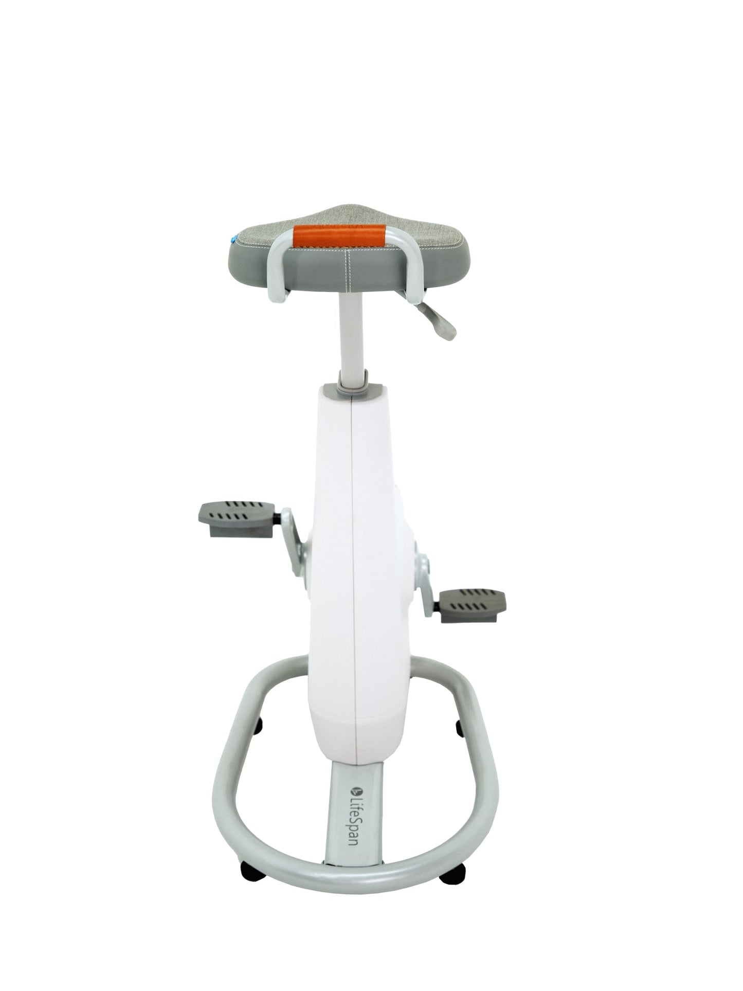 Lifespan Fitness Ampera Office Bike, Power Generating Desk Bike with Eco-Friendly and Sustainable HIPS Materials, 65W USB-C Port / 15W Wireless Charging, Glacier White