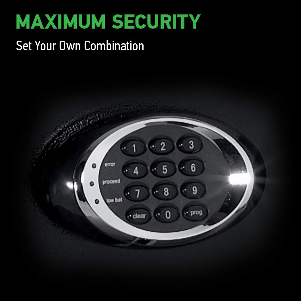 SentrySafe Fireproof and Waterproof XX-Large Steel Floor Safe with Digital Keypad Lock, DOJ-Certified Large Gun Safe for Home, 4.71 Cubic Feet, 37.7 x 21.7 x 19.0 Inches, EF4738E