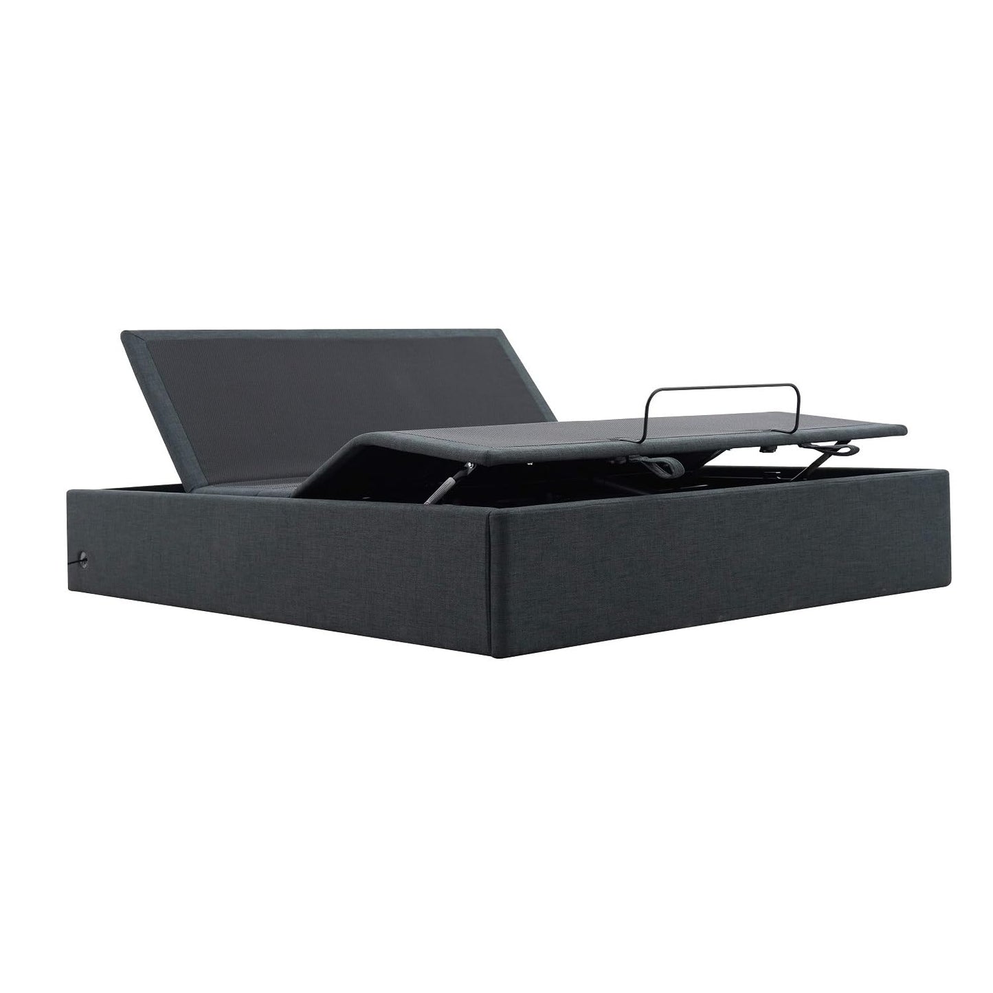 Ergomotion Stow Adjustable Bed Base with Storage - Head & Foot Articulation, Zero Gravity, USB Ports - Available in Full, Queen, King (Queen)