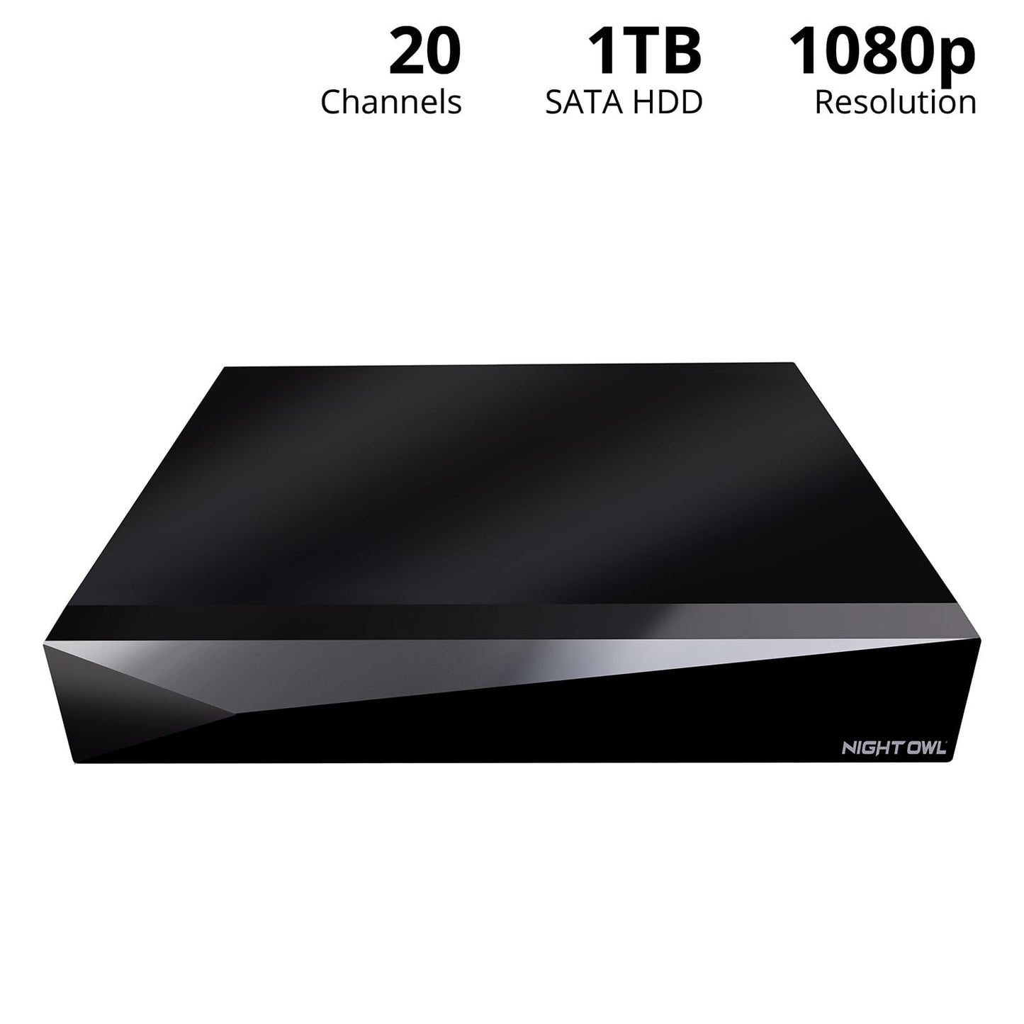 Night Owl 2-Way Audio 20 Channel 1080p Video Home Security DVR with 1TB Hard Drive (Add up to 20 Total Cameras) (1 TB)