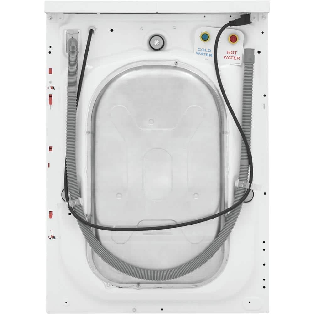 Electrolux 24 in 2.4 cu. ft. Compact Stackable Front Load Washer in White with LuxCare Wash and Steam Refresh