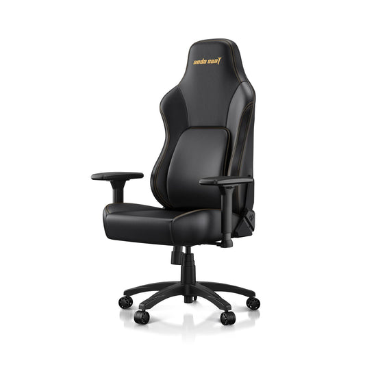 Anda Seat Phantom 4 PVC Leather Gaming Chairs for Adults - Large Wide Seat Gamer Chair with Dynamic Lumbar Support, Comfortable Ergonomic Video Game Seats with Headrest - 2D Armrests, Royal Black