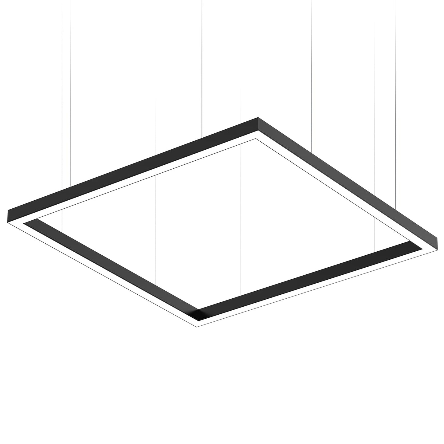 Barrina LED Linear Light Fixture, 9FT x 5FT, 306W, 30600LM, Color Changing 3000K-6000K, Black, Model 9d