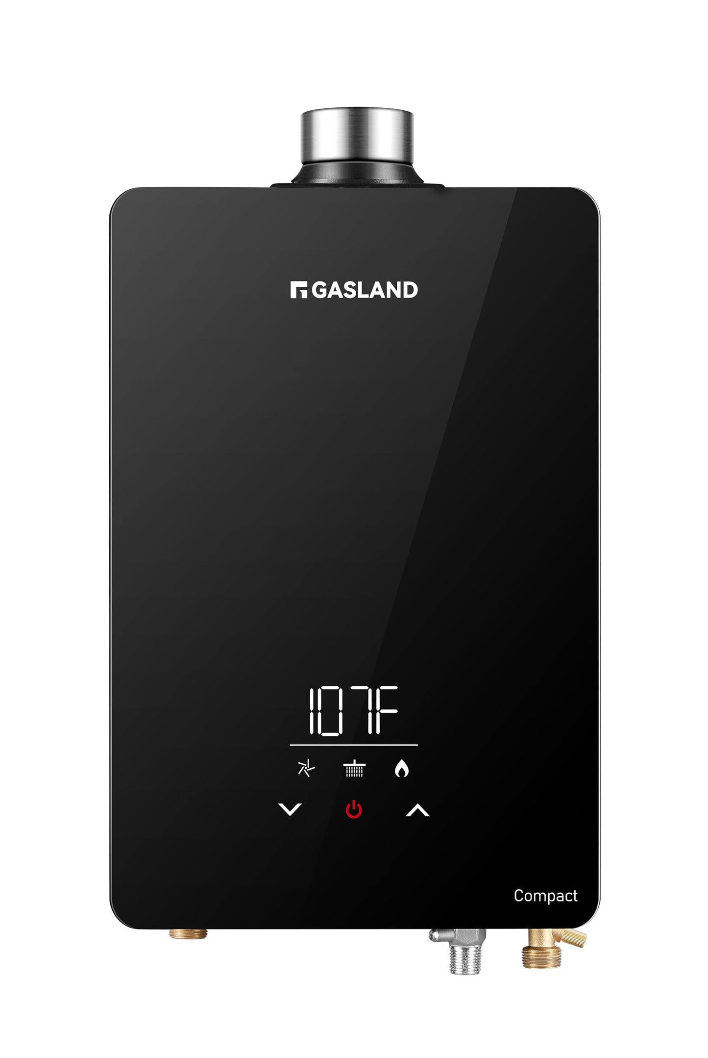 GASLAND Compact Natural Gas Tankless Water Heater Indoor, Up to 4.22 GPM 102,000 BTU Instant On-Demand Water Heater, Extremely Compact, Ultra Quiet, More Stable Temp for Residential Use, CG422NG