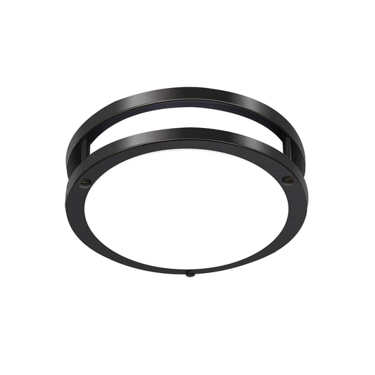 Hlite 10inch LED Flush Mount Ceiling Light Fixture, 1600LM, Oil Rubbed Bronze, Model HBCE-10C-OHW5K
