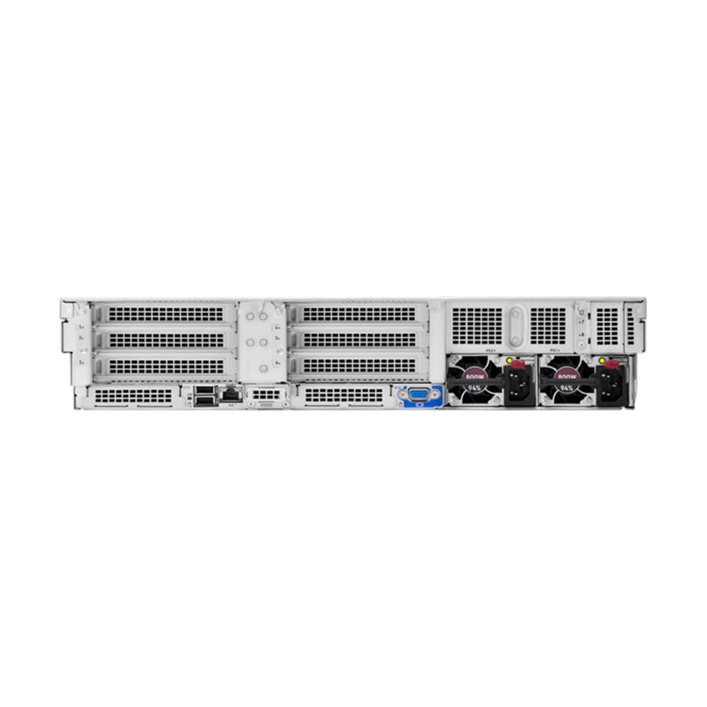HPE ProLiant DL380 Gen11 2U Rack Server Bundle with Dual Xeon 4410y 12-Core 2GHz, 256GB DDR5 Memory, 7.68TB Enterprise SAS 12Gb/s SSD, RAID, Dual Power, iLO, Rail Kit and Windows Server 2022 Standard