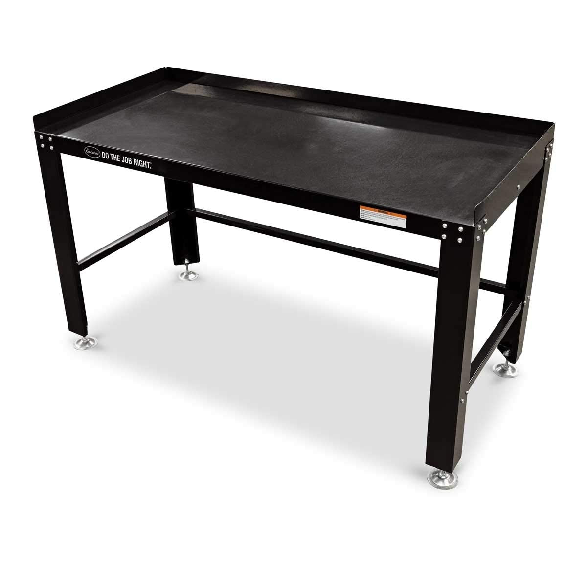 Eastwood Heavy Duty Steel Construction Shop Fully Adjustable Work Bench Holds Up to 1600 Lbs Powder Coated Finish