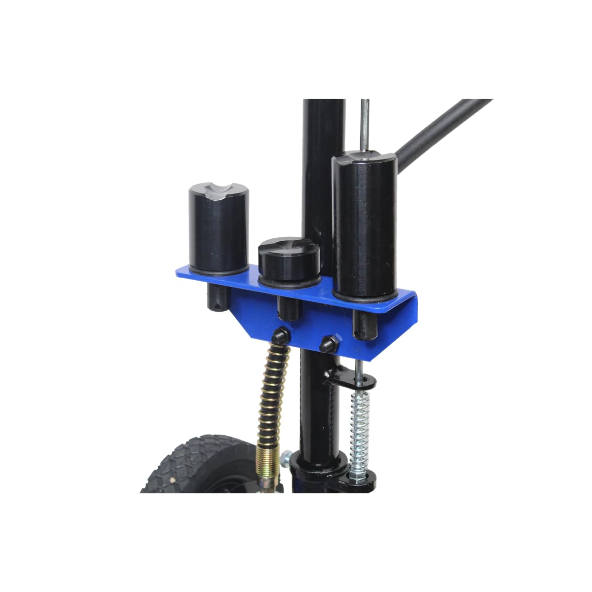 K Tool International 63198 50 Ton Automotive Air Truck Jack for Garages, Repair Shops, and DIY, 100,000 lbs. Capacity, Hydraulic Lift Range 11.4"- 21.25, Heavy Duty Steel, Built-in Bypass Valve, Blue