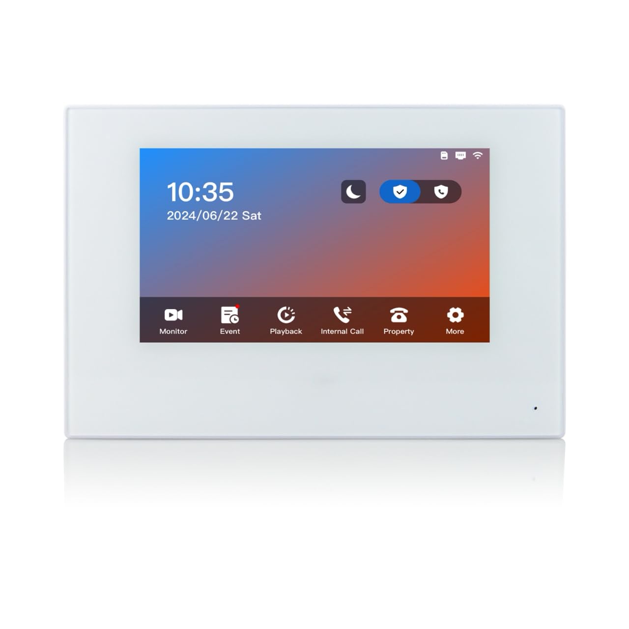 GBF Smart Video Door Phone & Doorbell Intercom System Kit,1080P HD, Smart Keypad, One 7" Touch Monitor (One 3rd gen IP Door Station PL963PMBL-POE and one Upgraded IP Indoor Monitor MR930)