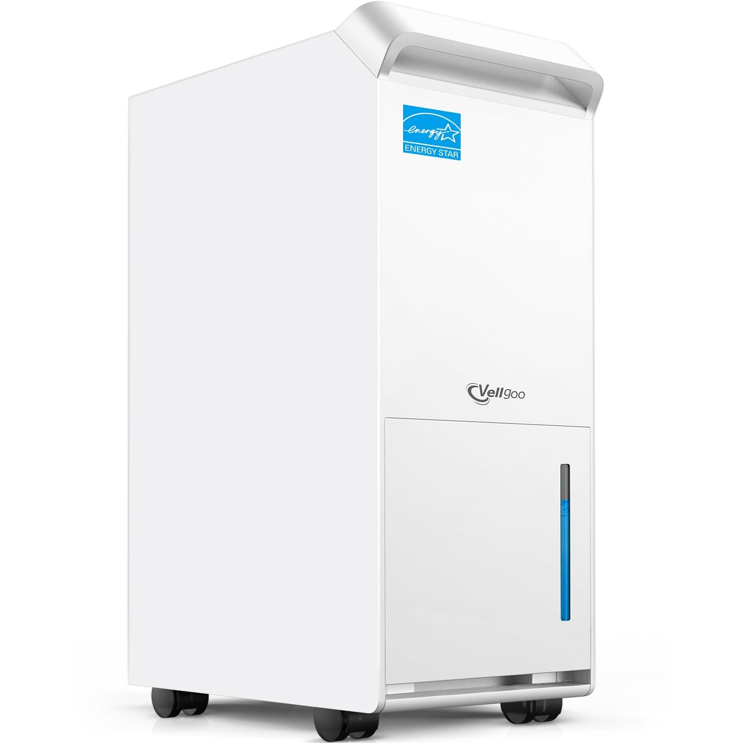 Vellgoo 4,000 Sq. Ft. Energy Star Most Efficient 2024 Dehumidifier for Basement, Max 64 Pints/Day with Drain Hose, Smart Humidity Control for Home, Garage, Bathroom