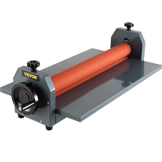VEVOR 39 Inch Cold Laminator Machine 10mm Manual Vinyl Photo Film Cold laminator Hand Crank Pressure Cold Roll laminator（39Inch