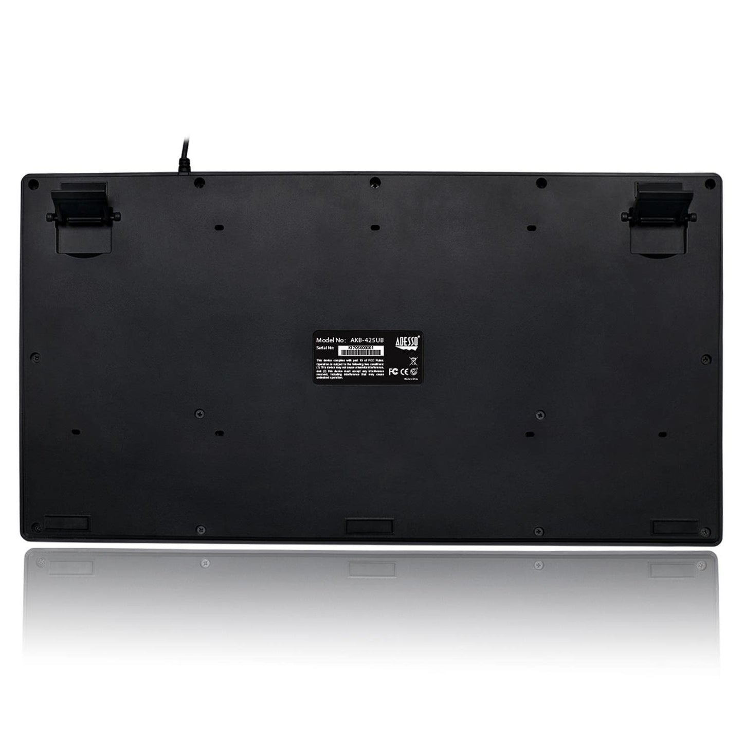 Adesso AKB-425UB-MRP 1U Rackmount Drawer with USB Touchpad Keyboard Which Designed for Server Rack or Cabinet,19 x 1.75 Inch