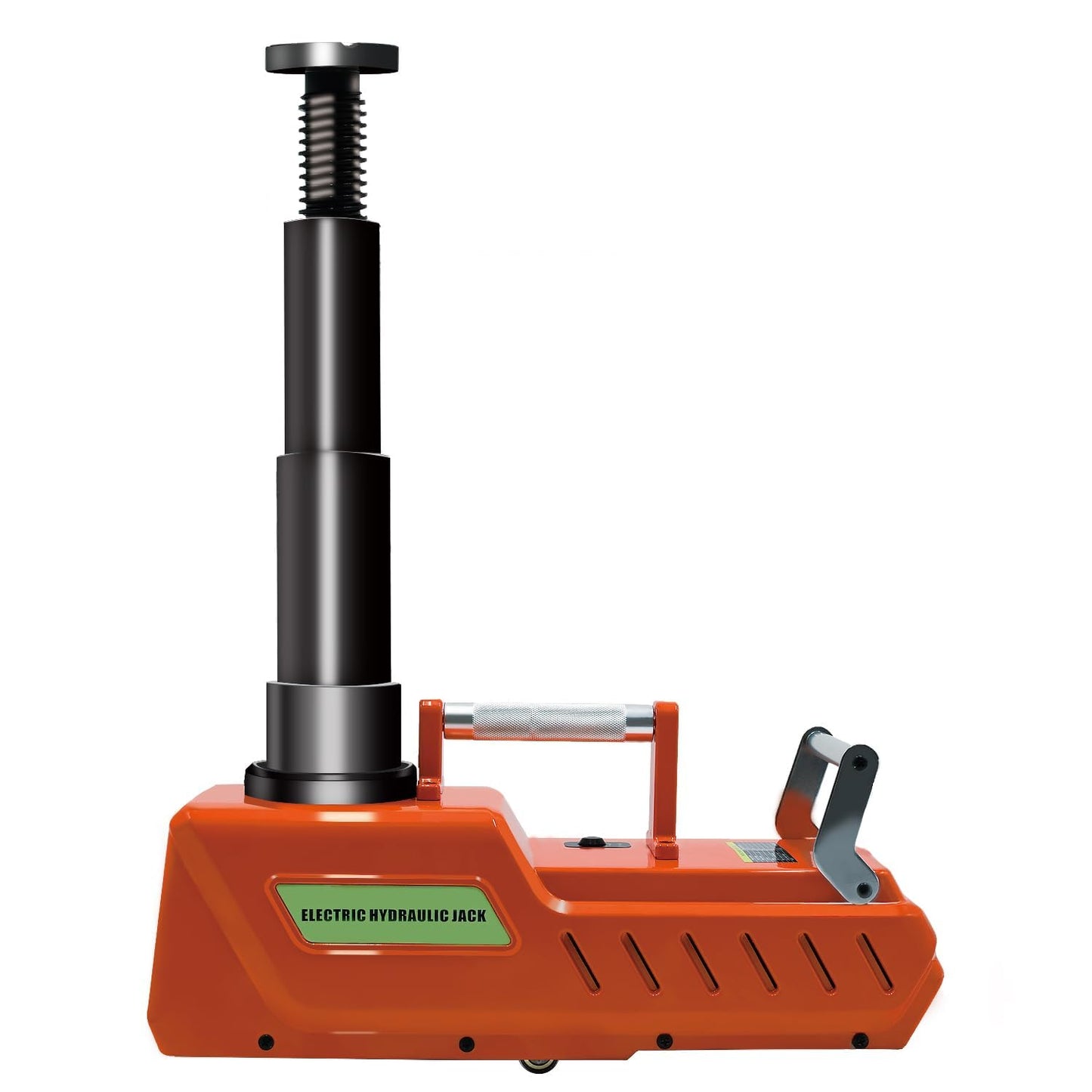 E-HEELP 15 Ton Electric Hydraulic Floor Jack, 12V DC Heavy Duty Truck Jack with LED Light for RV, SUV, Van, Sedan, Trucks (7.8-20.4 Inch Lift)