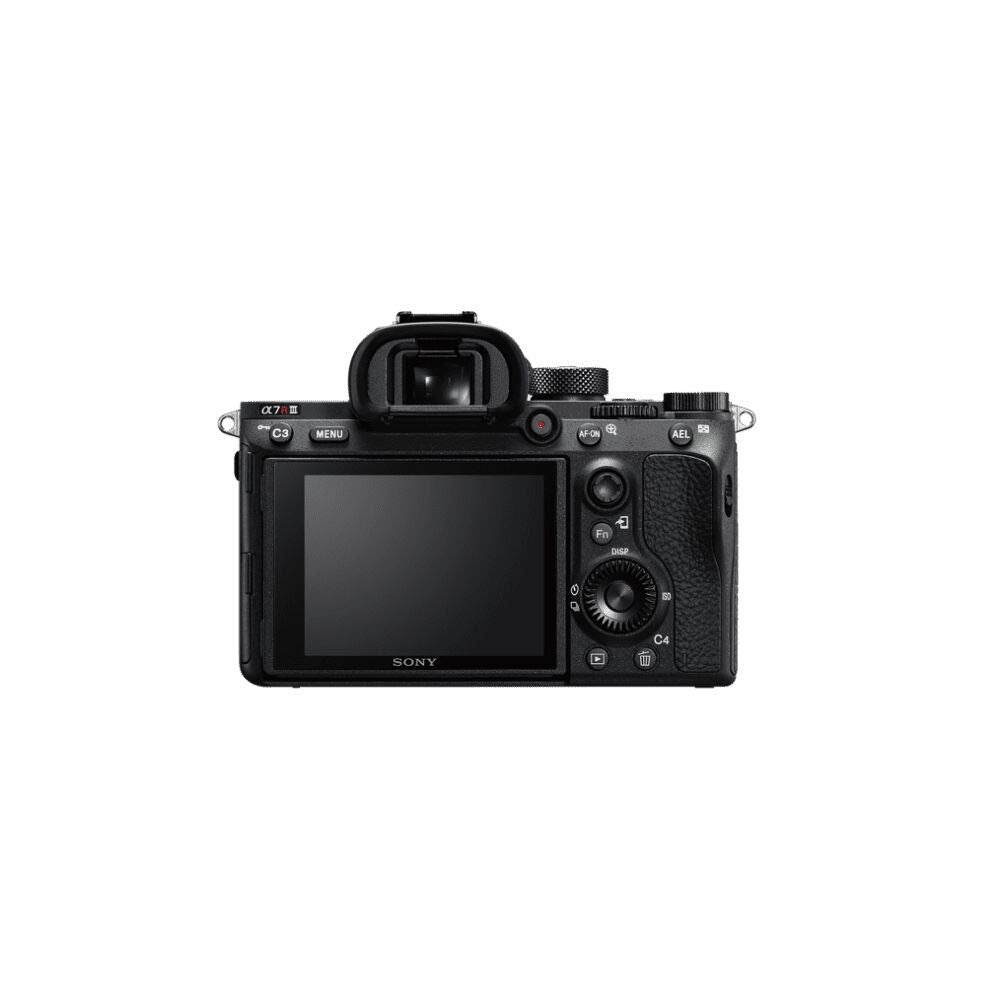 Sony a7R III Mirrorless Camera: 42.4MP Full Frame High Resolution Interchangeable Lens Digital Camera with Front End LSI Image Processor, 4K HDR Video and 3" LCD Screen - ILCE7RM3/B Body, Black