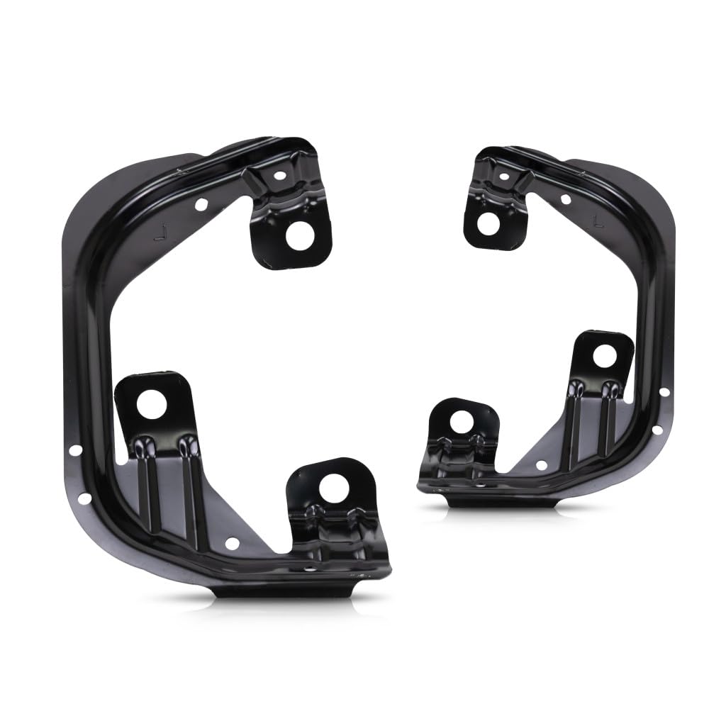 KarParts360 Fog Light Bracket Pair for 2011-2018 RAM 1500/2500/3500, Steel, Model CLX-M0-USA-REPD013701-CL
