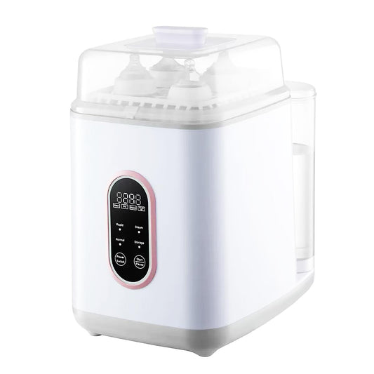 Auto Baby Bottle Washer and Dryer, Large Capacity Fits Bottles & Pump Parts, High-Temp Steam Cleaning for Newborn Essentials, Fast Wash Cycles, Time-Saving Solution for Busy Parents