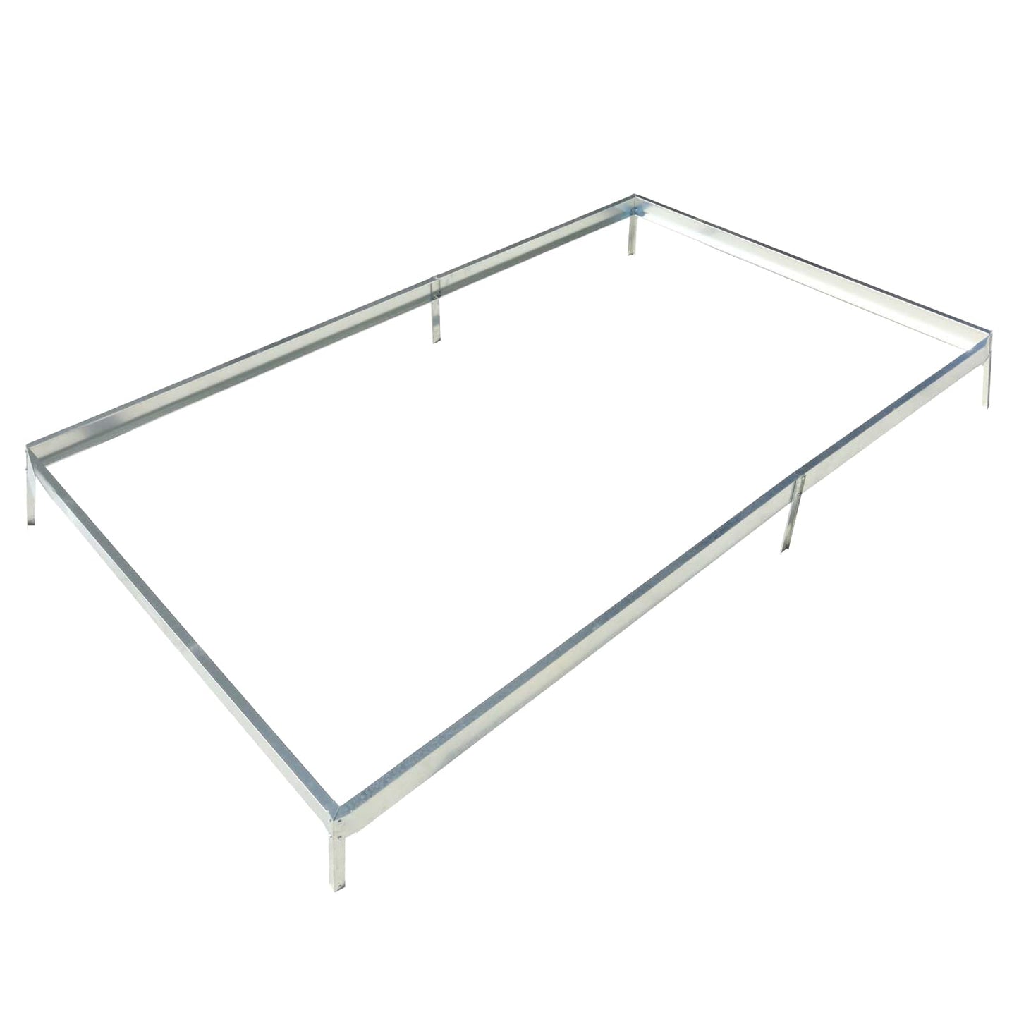 KEIKI 6.3x10.2FT Polycarbonate Greenhouse Walk-in Heavy Duty Outdoor with Aluminum Frame, Clear Panels, Rain Gutter, Adjustable Vent, Sliding Door for Backyard Nursery, UV Safe, Silver