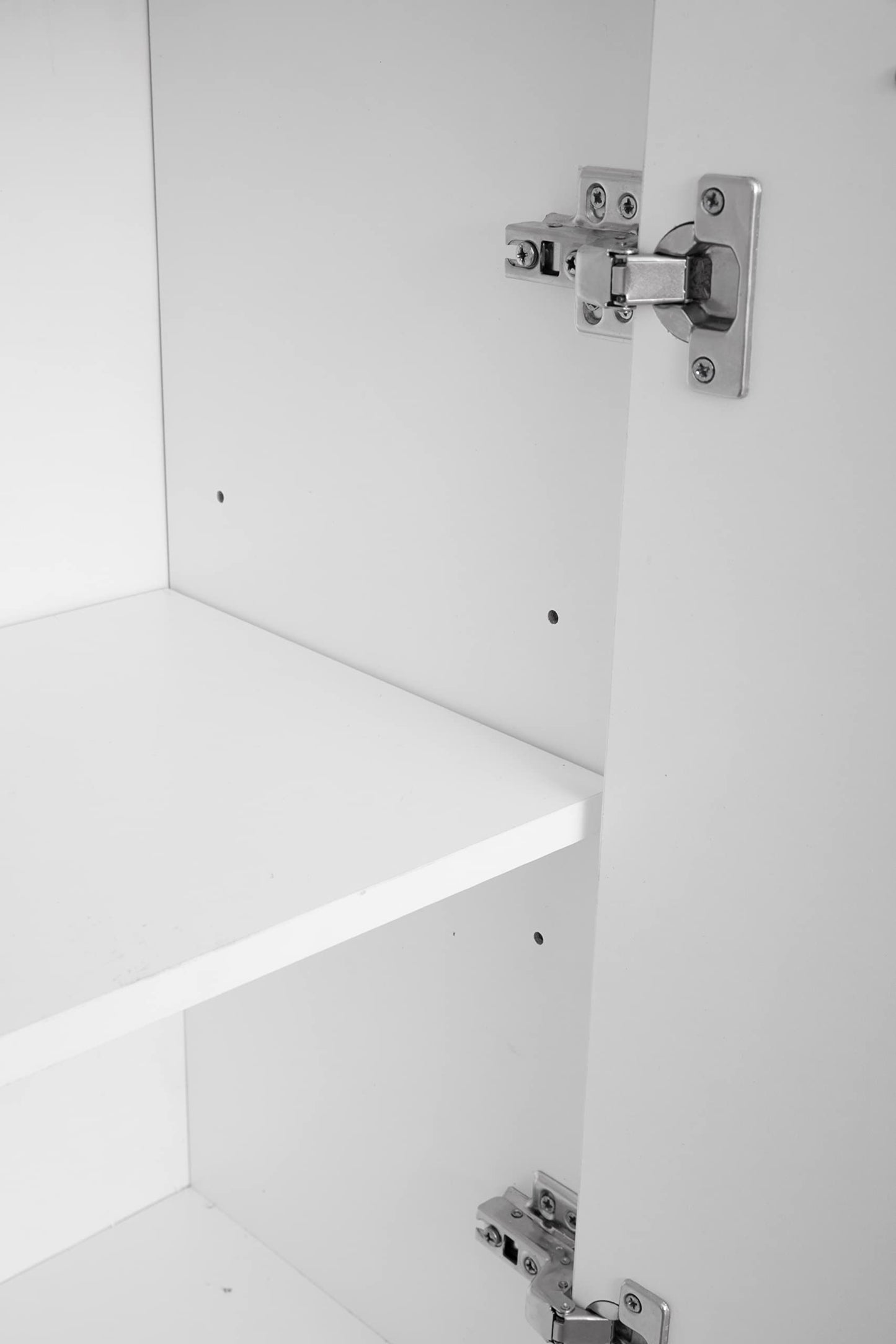 Versatile 77-Inch White Tall Storage Cabinet with 2 Doors and Adjustable Shelves, Linen Tower Cabinet, Bathroom Organizer and Storage, Kitchen Cabinet, Pantry Organizer, and Linen Closet