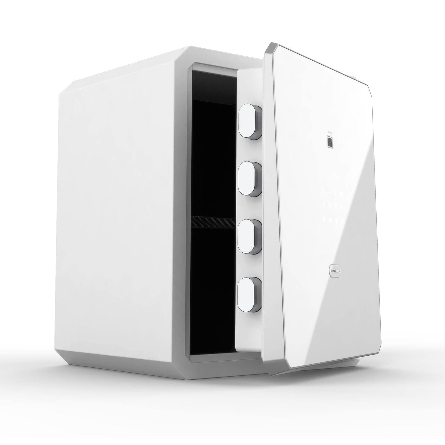 BOFON Fingerprint Password Safe Box with Key, Cabinets for Home Offcie,Lock Box,Security Box,Biometric safe,W-series 2.1Cubic feet BOFON