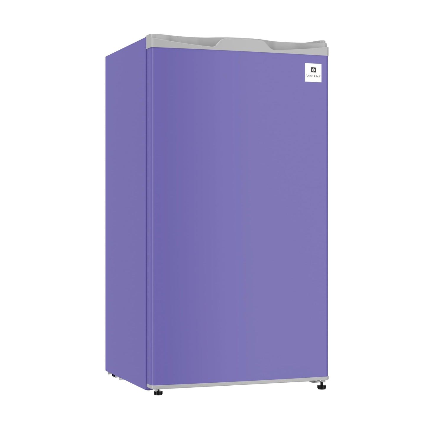 ARCTIC CHEF Mini Refrigerator-Freezer Compartment-Adjustable Thermostat Control-Reversible Doors-Ideal for Dorm, Office, RV, Garage, Apartment-PURPLE, 3.2 CU.FT