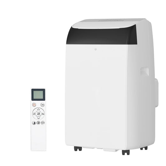 14,000 BTU Portable Air Conditioner With Dehumidifier & Fan, Cools Up to 750 Sq.Ft. Room Air Conditioner, Remote Control, Installation Kits, Auto Swing, Quiet Portable AC Units for Rooms, White Top