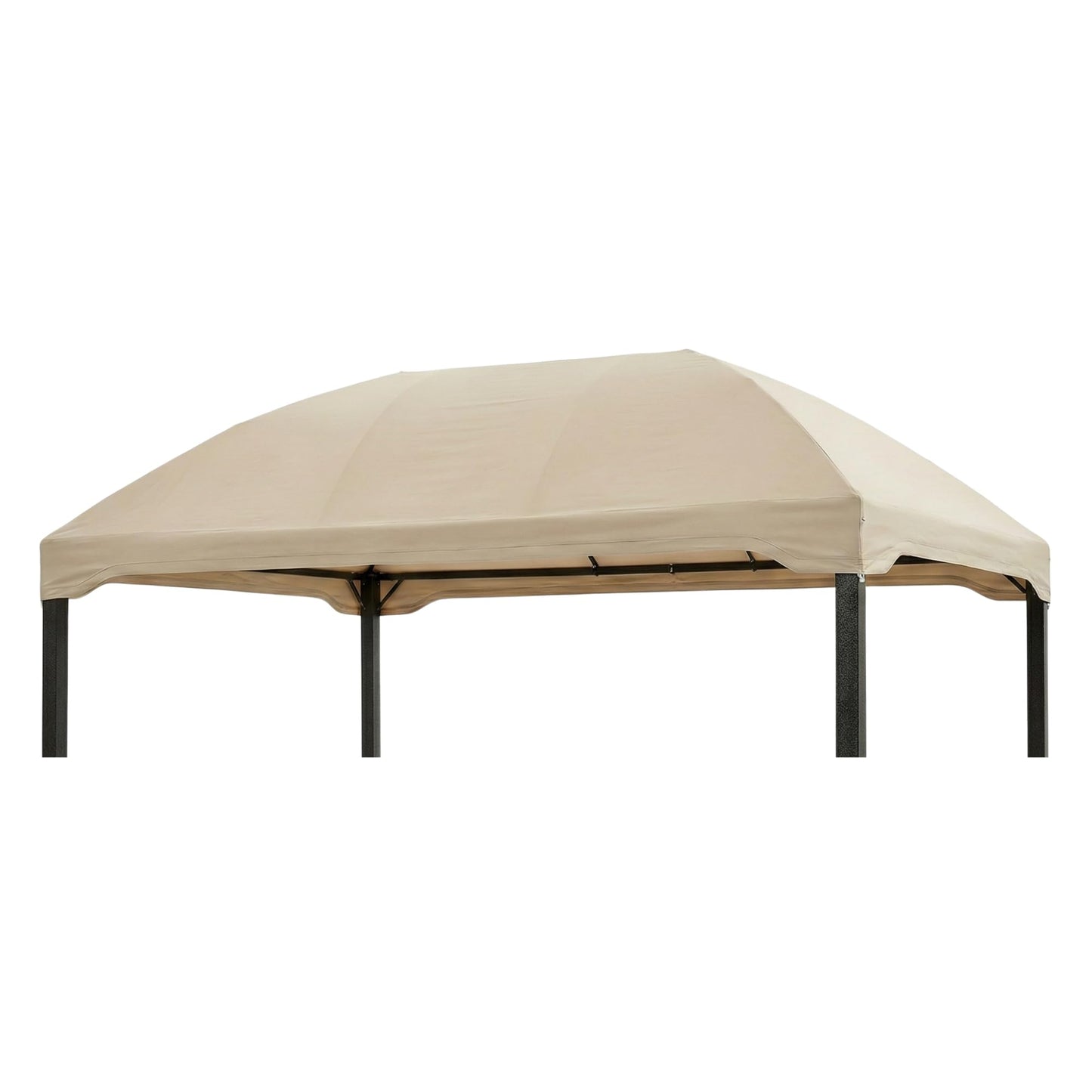 Garden Winds Durable 350 Replacement Canopy Top Compatible with Pomeroy Domed 10’ x 13’ Gazebo Model L-GZ702PST - Beige