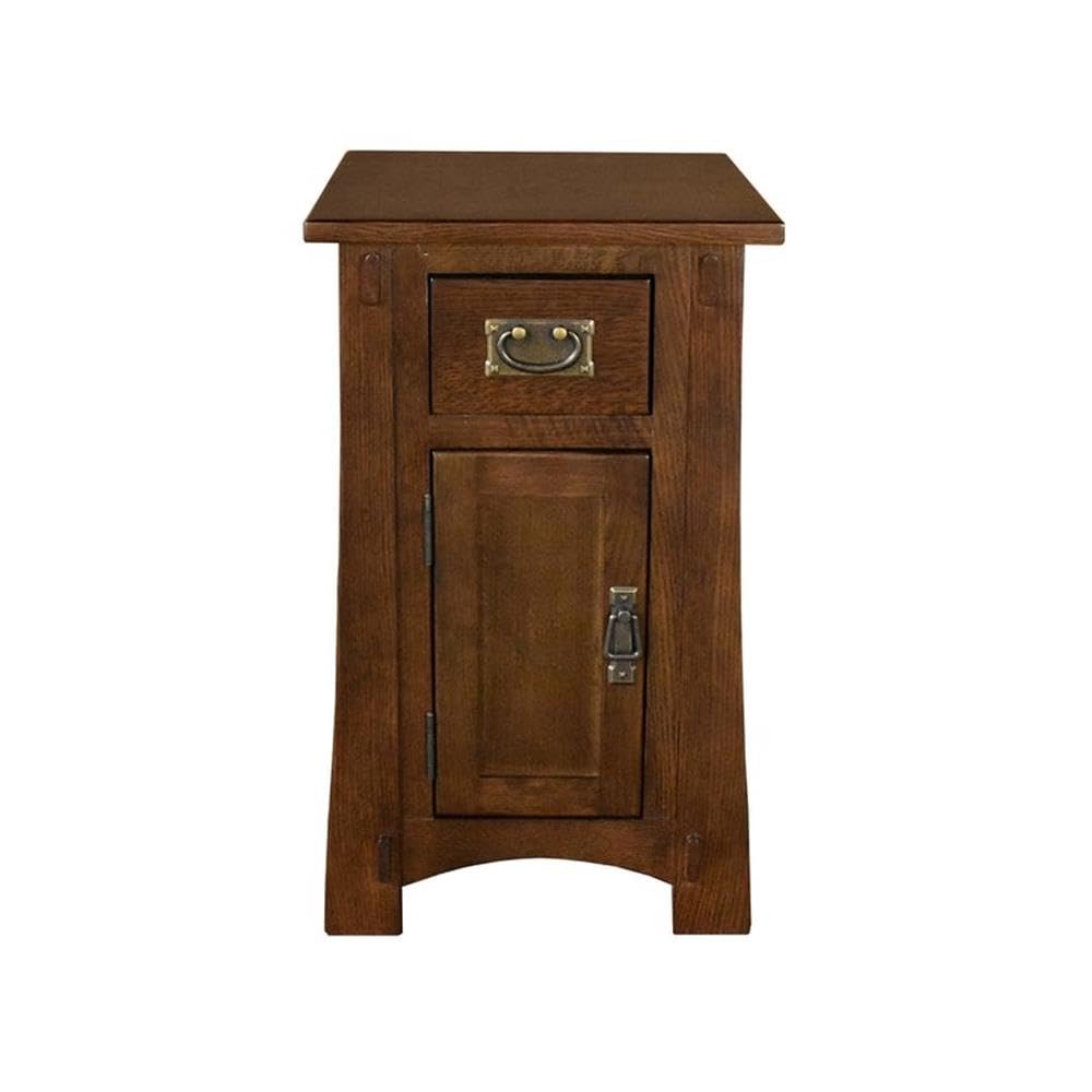 Crafters and Weavers Mission Tapered Leg Narrow Nightstand - Michael's Cherry (MC-A)