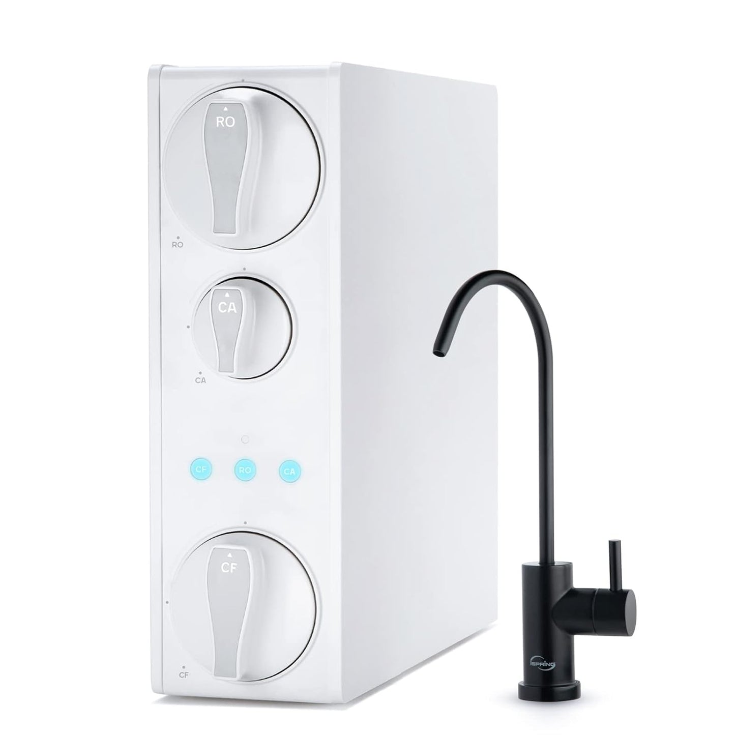 iSpring RO500AK-ORB Reverse Osmosis Water Filter, NSF 58 Certified, 500 GPD Tankless Under Sink RO System, Natural pH Alkaline Remineralization, 2:1 Pure to Drain Ratio, Oil Rubbed Black Faucet