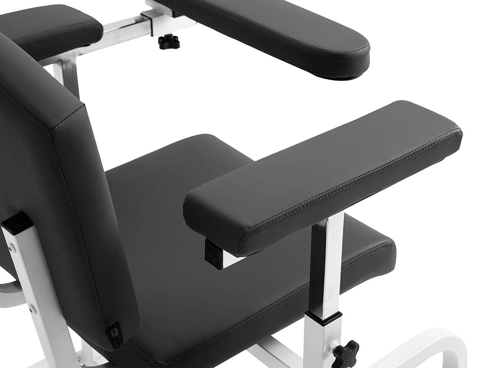 medycare Comfortable Lab Drawing Chair for Lab Spa and Treatment Room （Black）